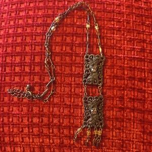 Elegant Black and Gold Women's Necklace